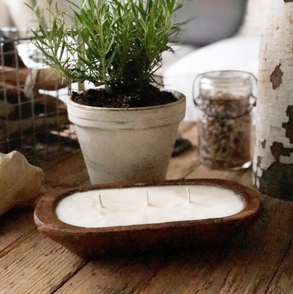 3-Wick Farmhouse Dough Bowl Candle