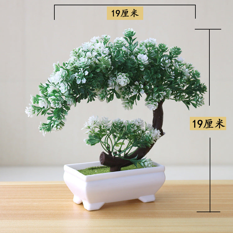 Artificial Bonsai Potted Plant — Desk Decor
