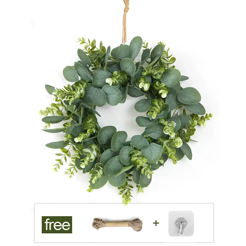 Artificial Eucalyptus Wreath — 30cm