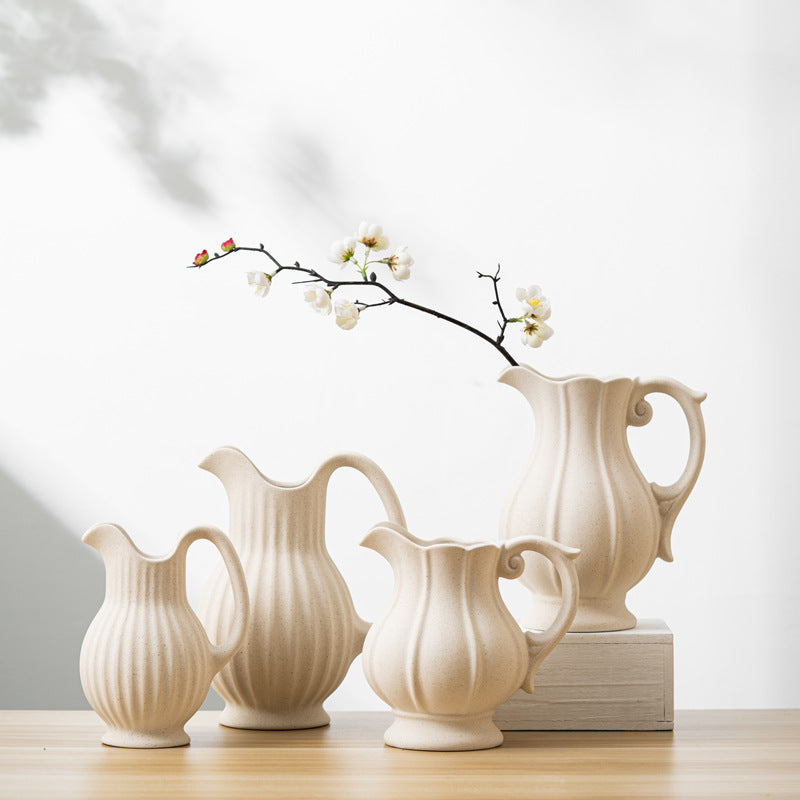 Elegant Ceramic Watering Vase for Flowers and Decor