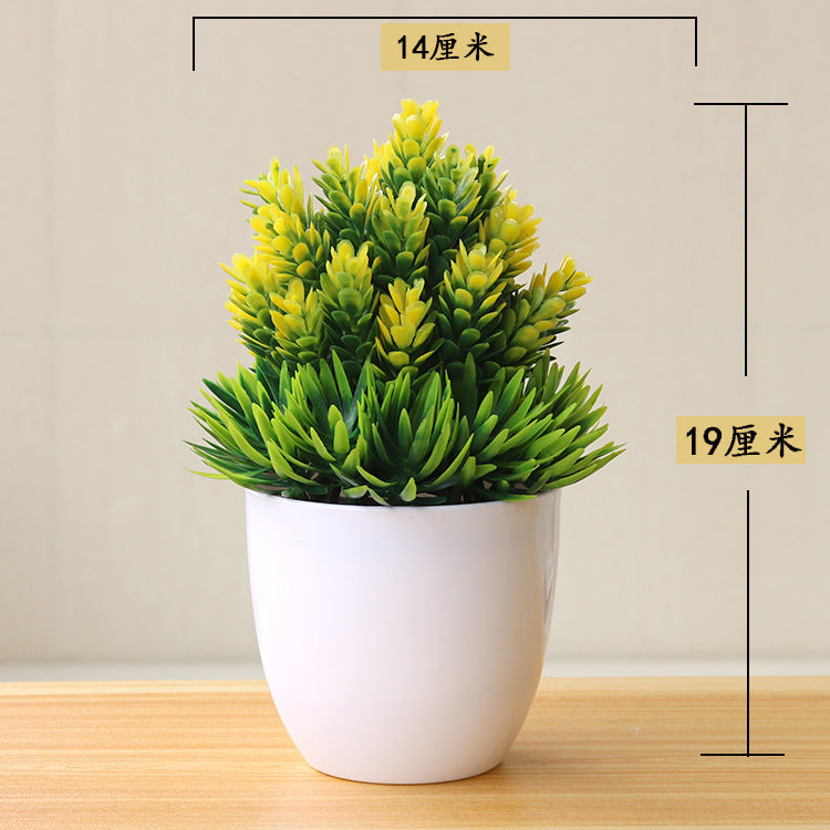 Artificial Bonsai Potted Plant — Desk Decor