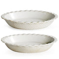 Ceramic Pie Pan Set — Set of 2, 9 Inch