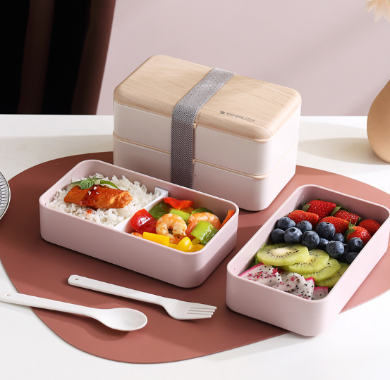 Microwave Lunch Box with Compartments
