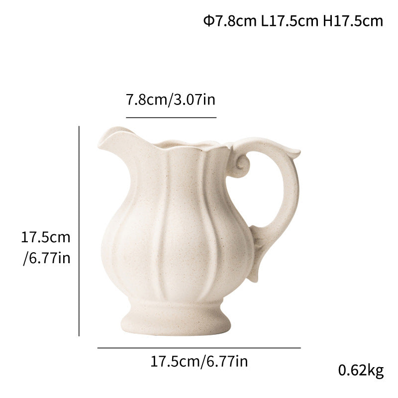 Elegant Ceramic Watering Vase for Flowers and Decor