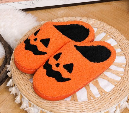 Couple Cotton Slippers — Non-Slip Indoor