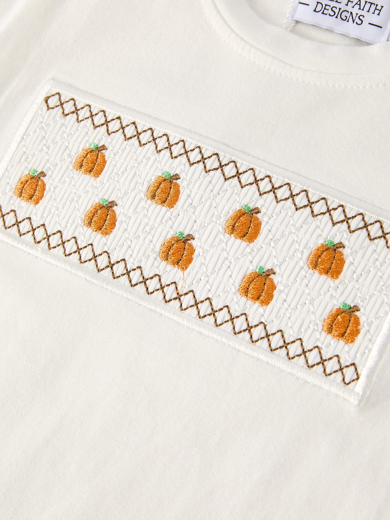Pumpkin Smocked Plaid Boys Set — Halloween & Thanksgiving