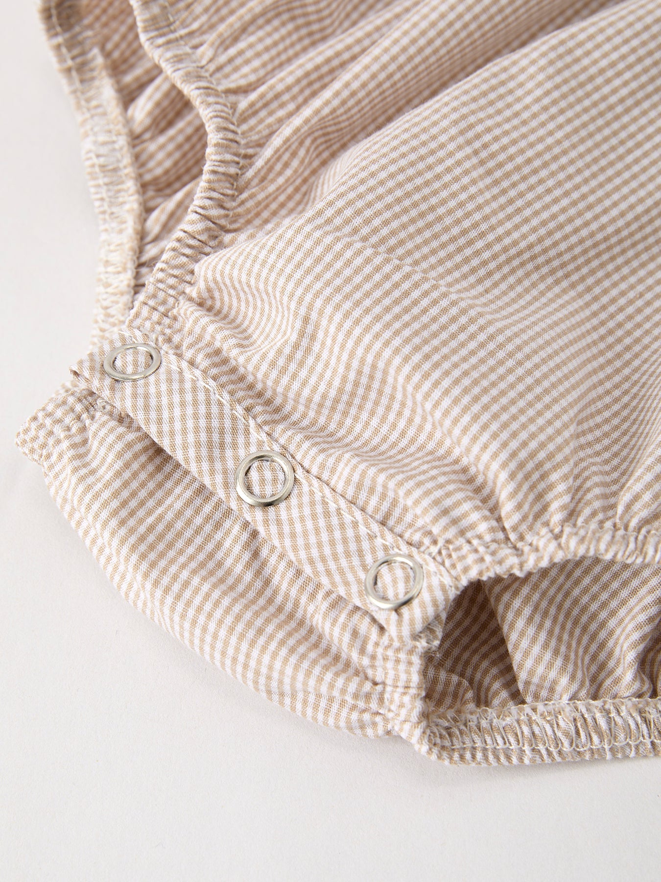 Pumpkin Smocked Plaid Baby Girl Romper — Halloween & Thanksgiving