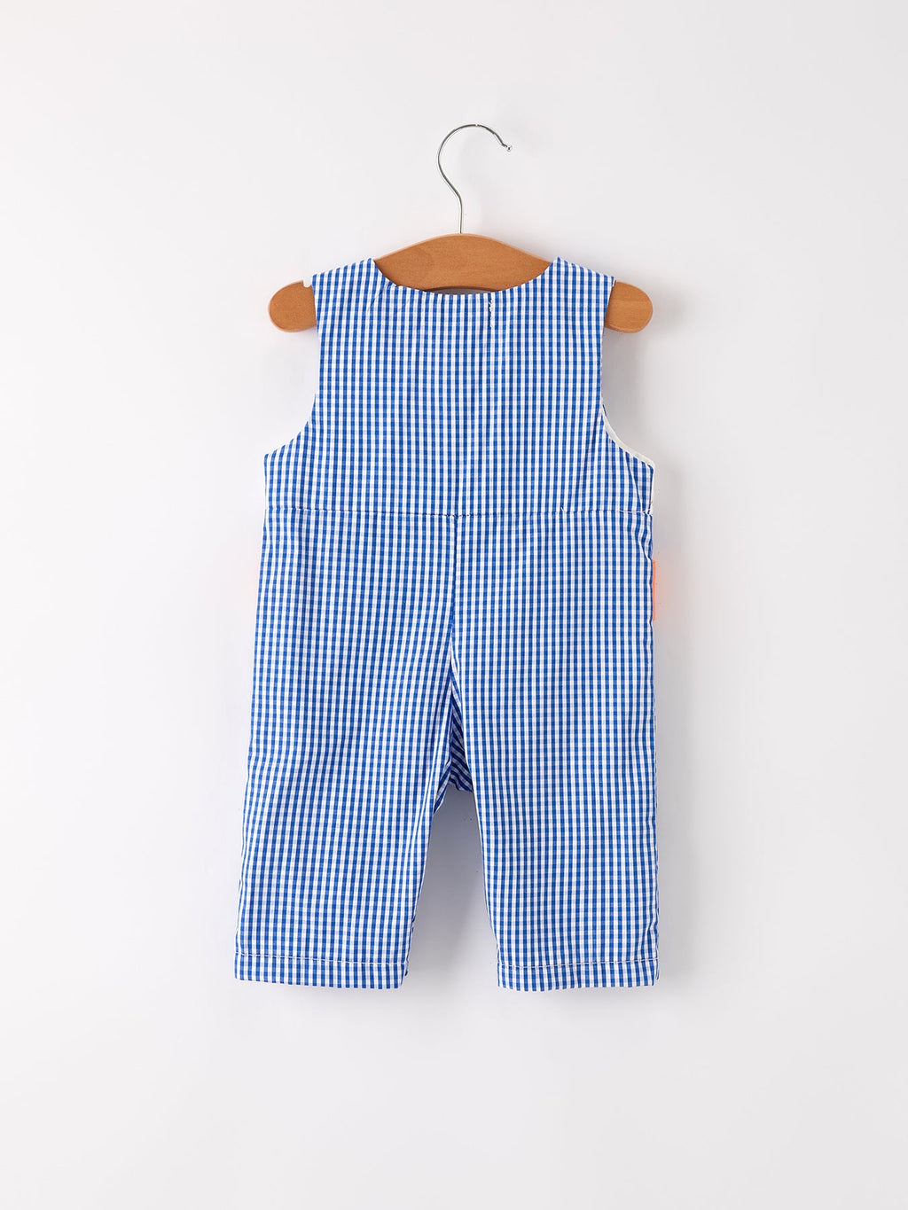 Fall Truck Smocked Baby Boy Romper — Thanksgiving & Halloween