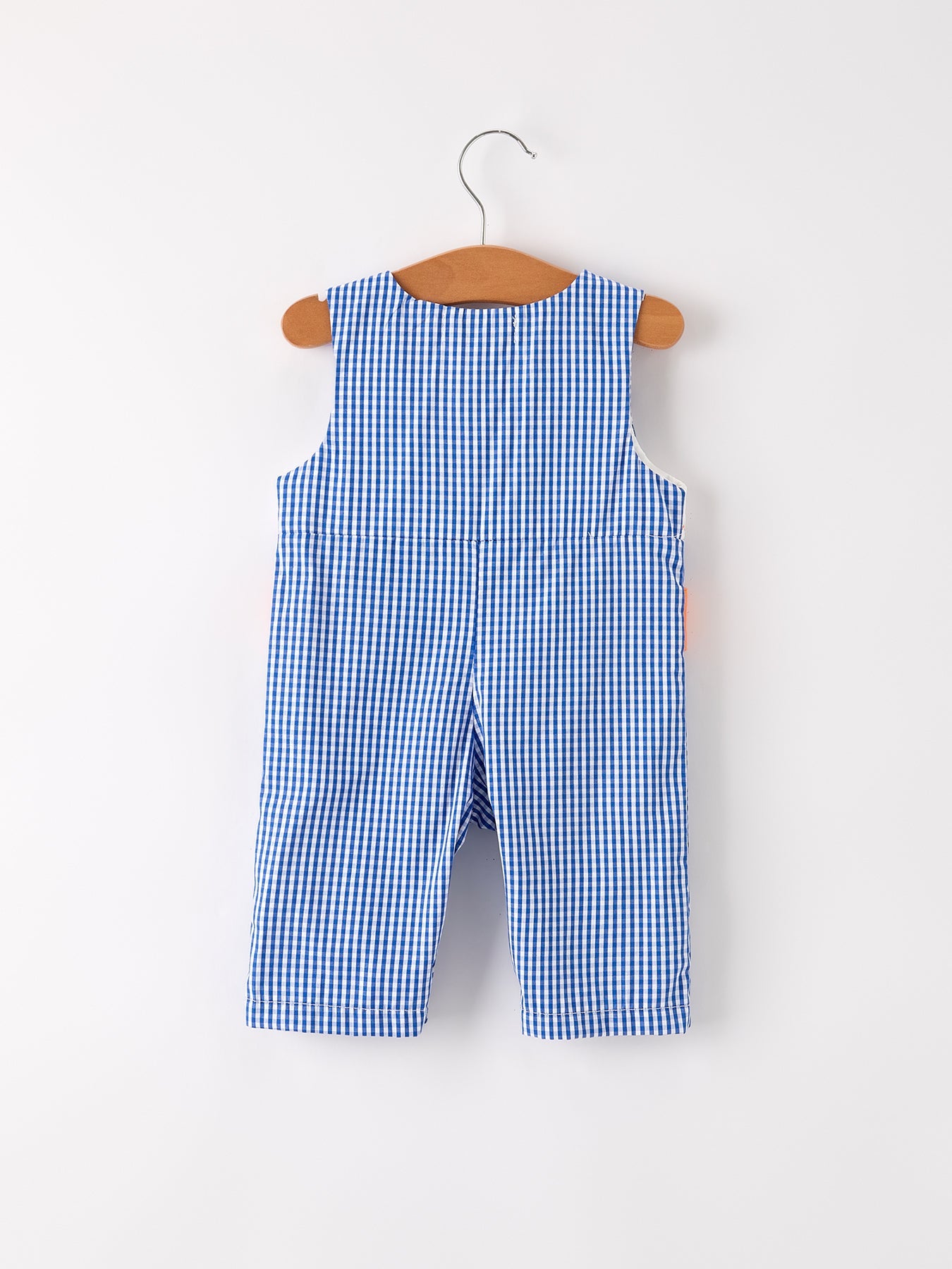 Fall Truck Smocked Baby Boy Romper — Thanksgiving & Halloween