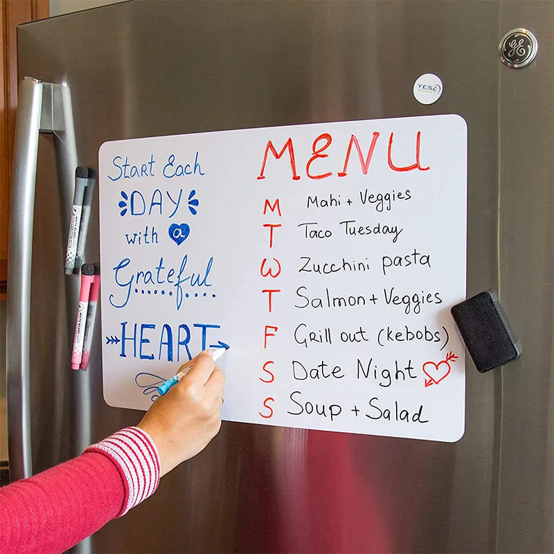Rewritable Magnetic Soft Whiteboard