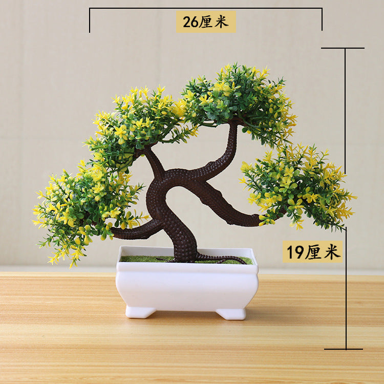 Artificial Bonsai Potted Plant — Desk Decor