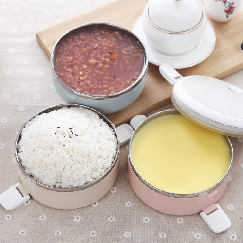 Japanese-Style Stainless Steel Insulated Lunch Box