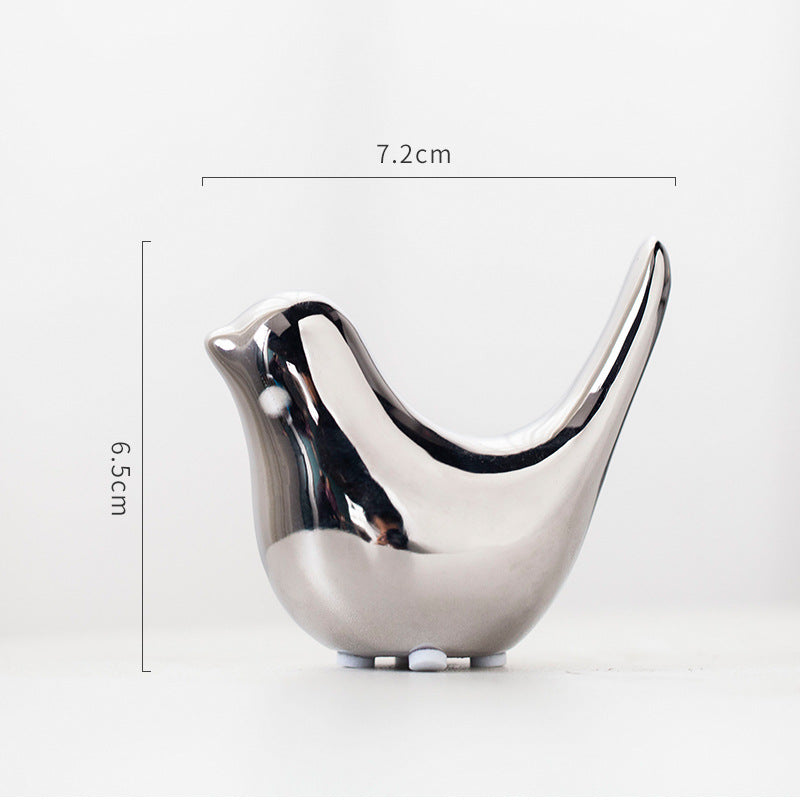Nordic Minimalist Ceramic Bird Sculpture