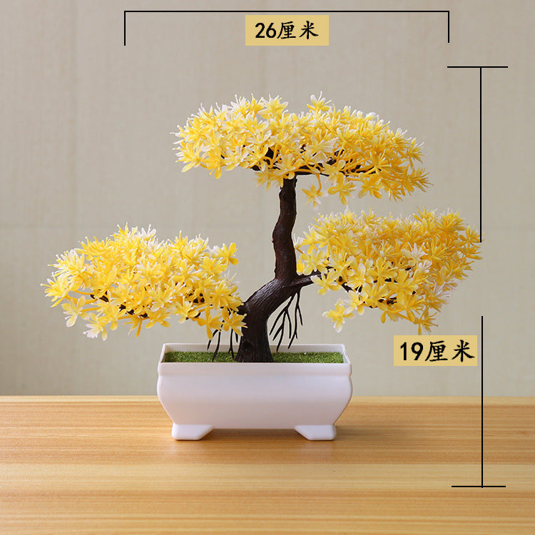 Artificial Bonsai Potted Plant — Desk Decor