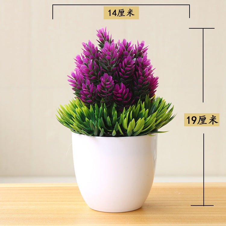 Artificial Bonsai Potted Plant — Desk Decor