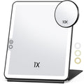 LED Travel Makeup Mirror with 10x Magnification