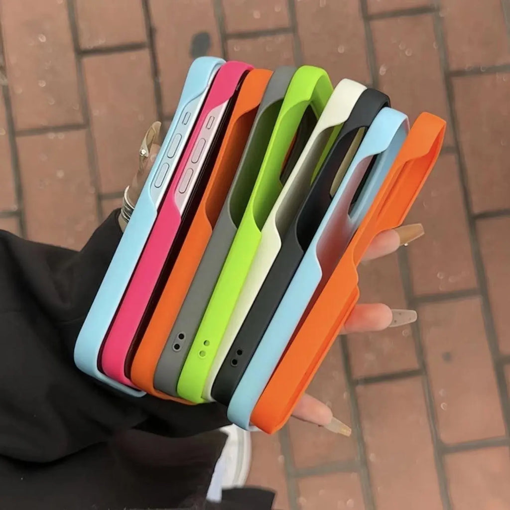 Half-Pack Frosted Silicone iPhone Case