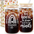 Teacher Appreciation Glass Cup — 18 oz