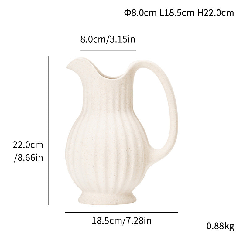 Elegant Ceramic Watering Vase for Flowers and Decor