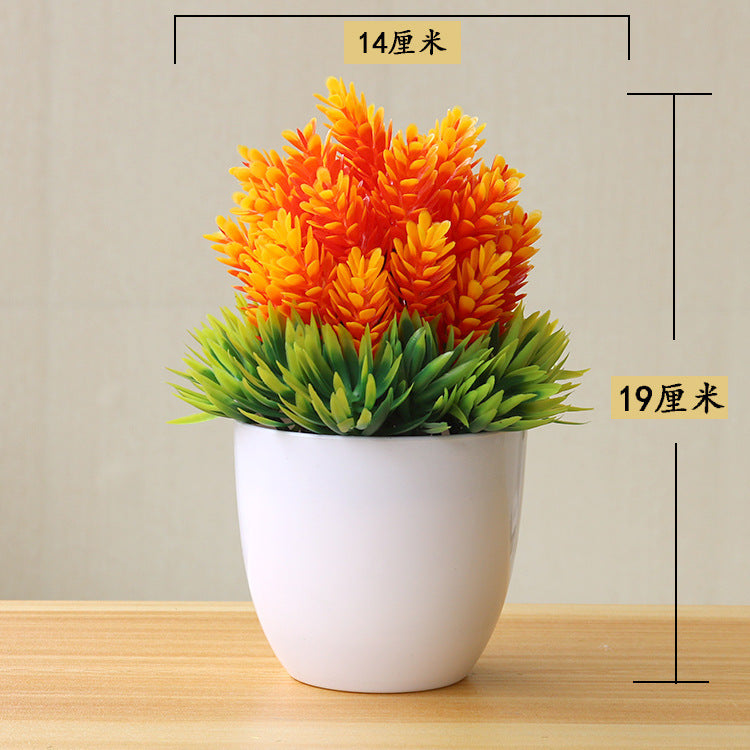 Artificial Bonsai Potted Plant — Desk Decor