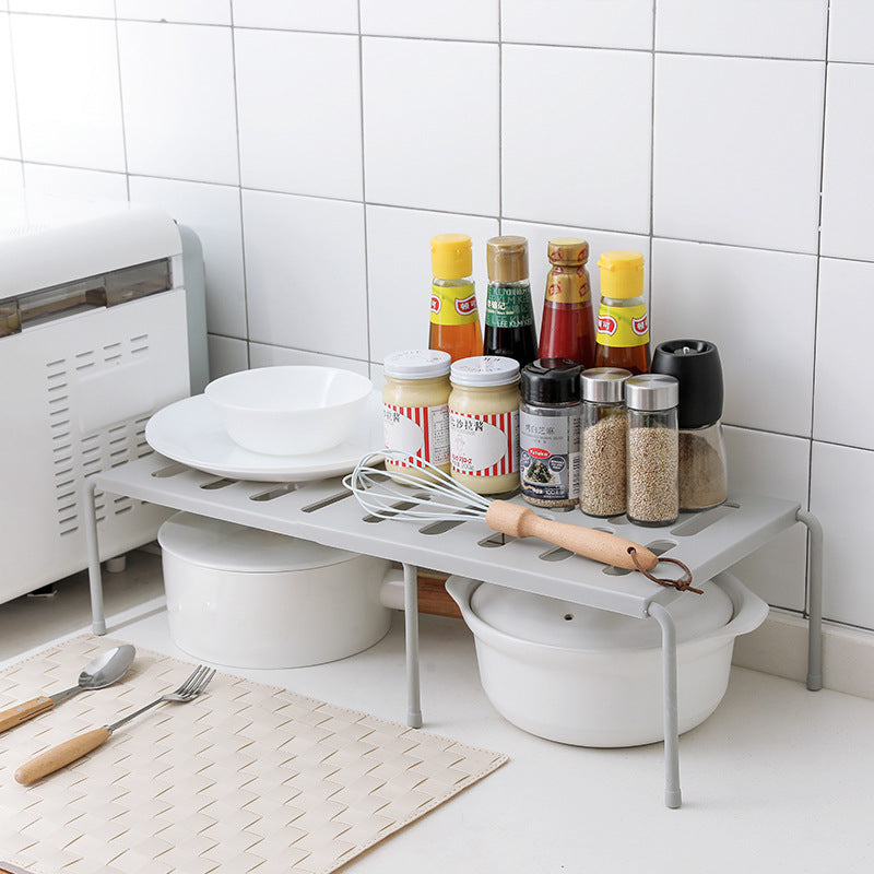 Adjustable Kitchen Cabinet Storage Rack