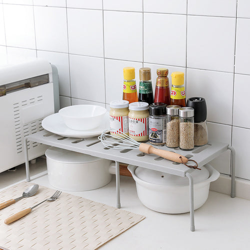 Adjustable Kitchen Cabinet Storage Rack