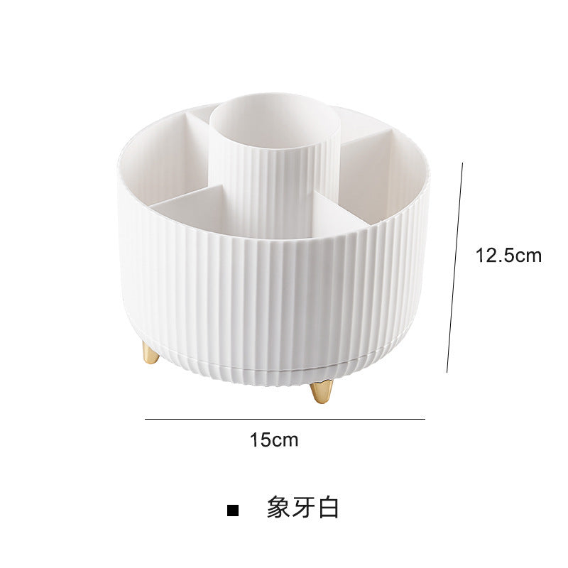 Rotating Luxury Desk Organizer — Large Capacity