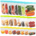 Reusable Food Storage Bags — Set of 24