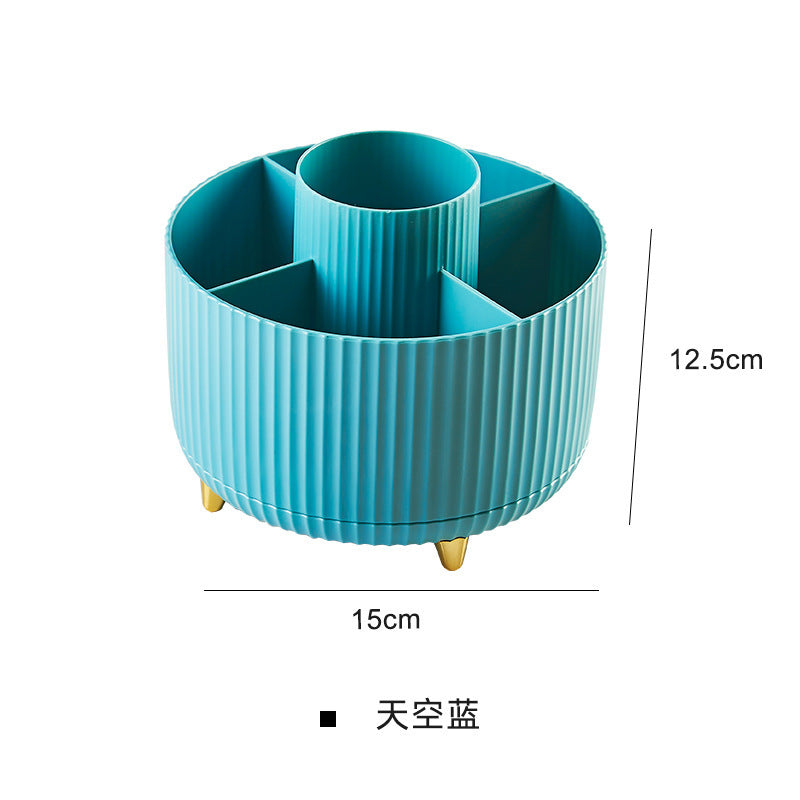 Rotating Luxury Desk Organizer — Large Capacity
