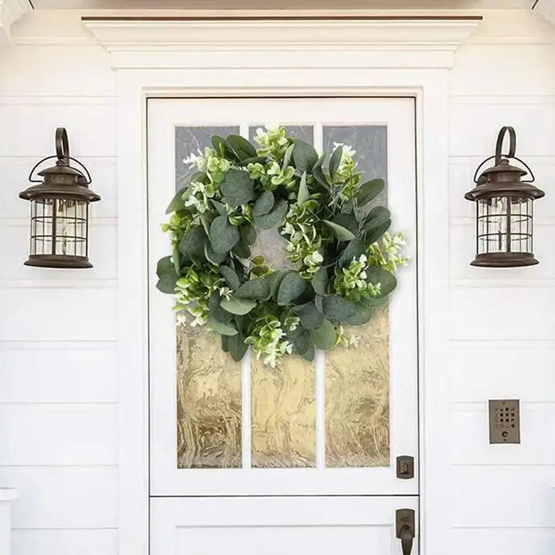 Artificial Eucalyptus Wreath — 30cm