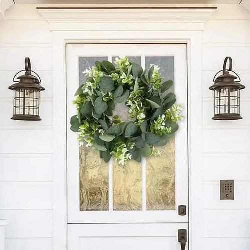 Artificial Eucalyptus Wreath — 30cm