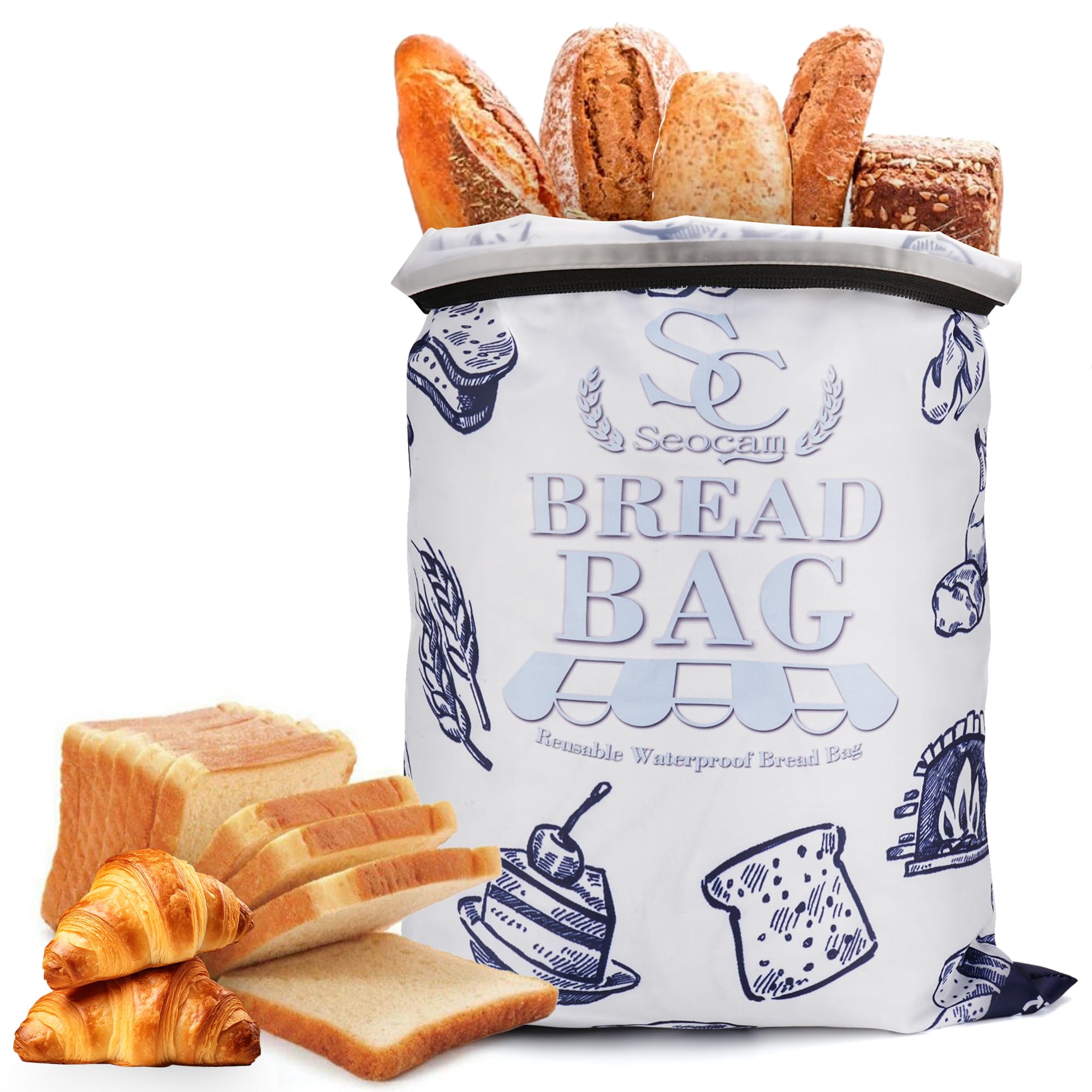 Eco-Friendly Sourdough Bread Storage Bag — Reusable