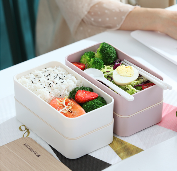 Microwave Lunch Box with Compartments