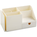 Compact Desk Caddy with Drawer for Office Supplies