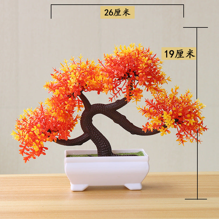 Artificial Bonsai Potted Plant — Desk Decor