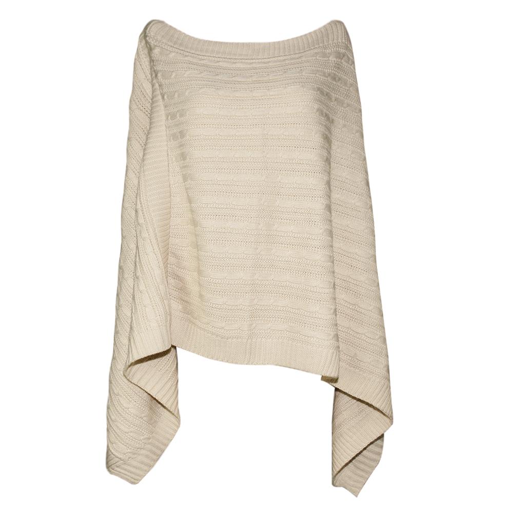 Soft Knitted Acrylic Shawl Wrap
