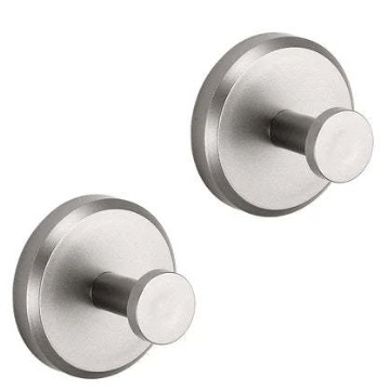 No-Drill Wall Hook — Matte Black