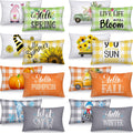 Seasonal Throw Pillow Covers — Set of 16, 12x20