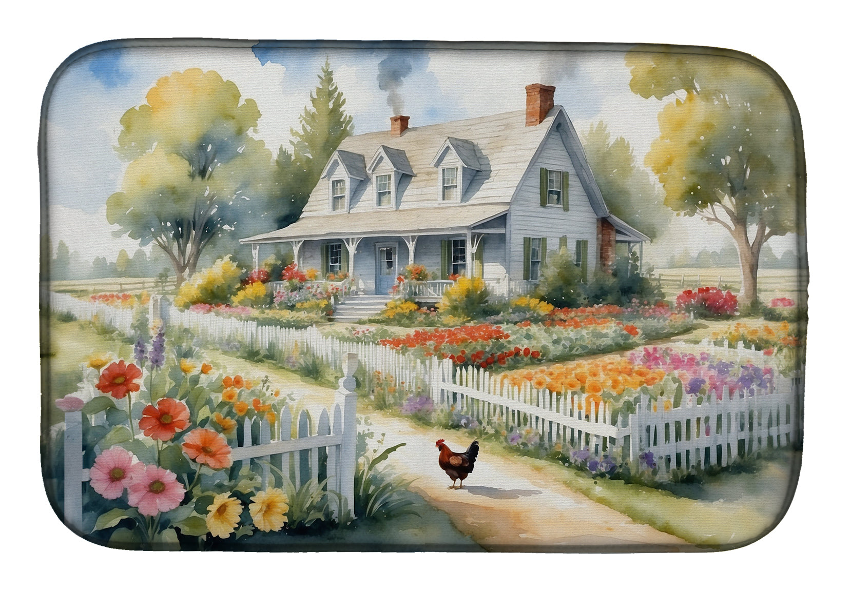Chick Art Kitchen Drying Mat