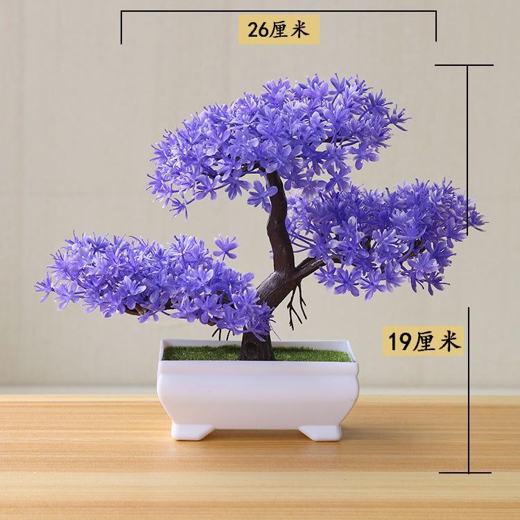 Artificial Bonsai Potted Plant — Desk Decor