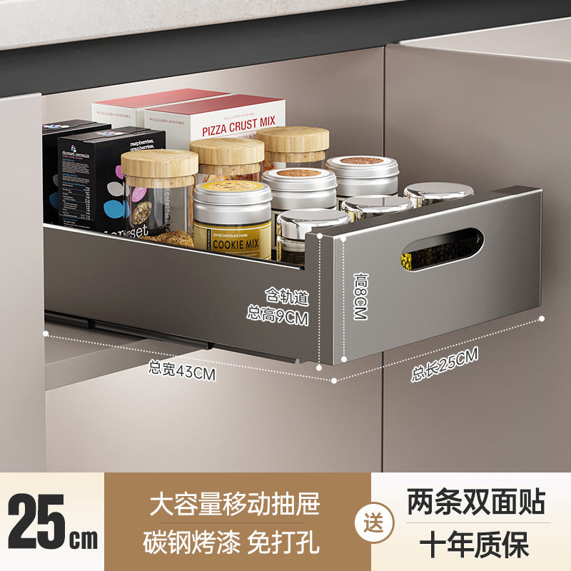 Sliding Kitchen Drawer Caddy