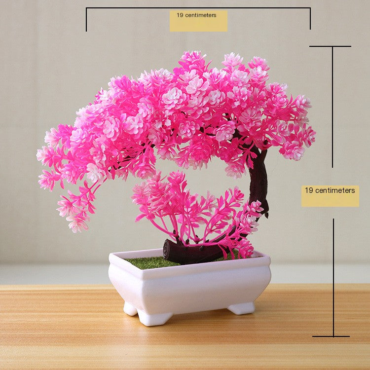 Artificial Bonsai Potted Plant — Desk Decor