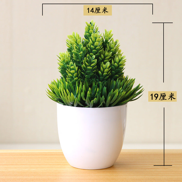 Artificial Bonsai Potted Plant — Desk Decor