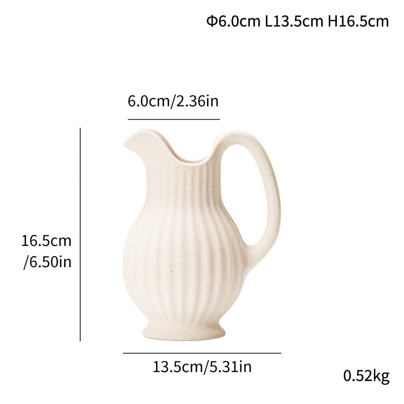Elegant Ceramic Watering Vase for Flowers and Decor