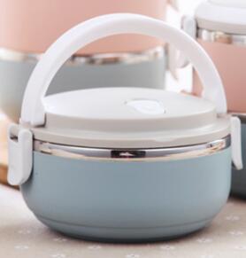 Japanese-Style Stainless Steel Insulated Lunch Box