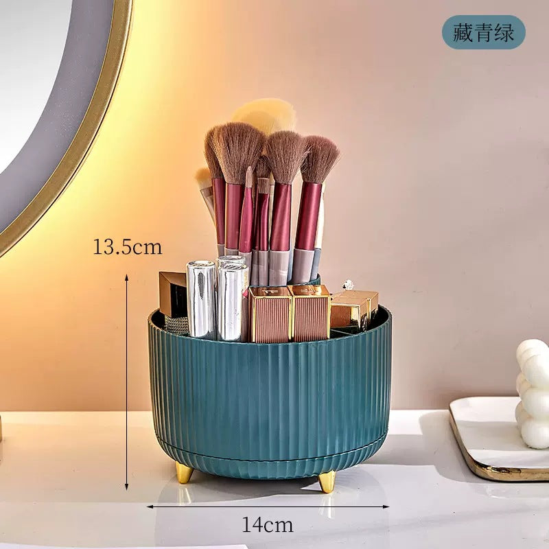 Rotating Luxury Desk Organizer — Large Capacity