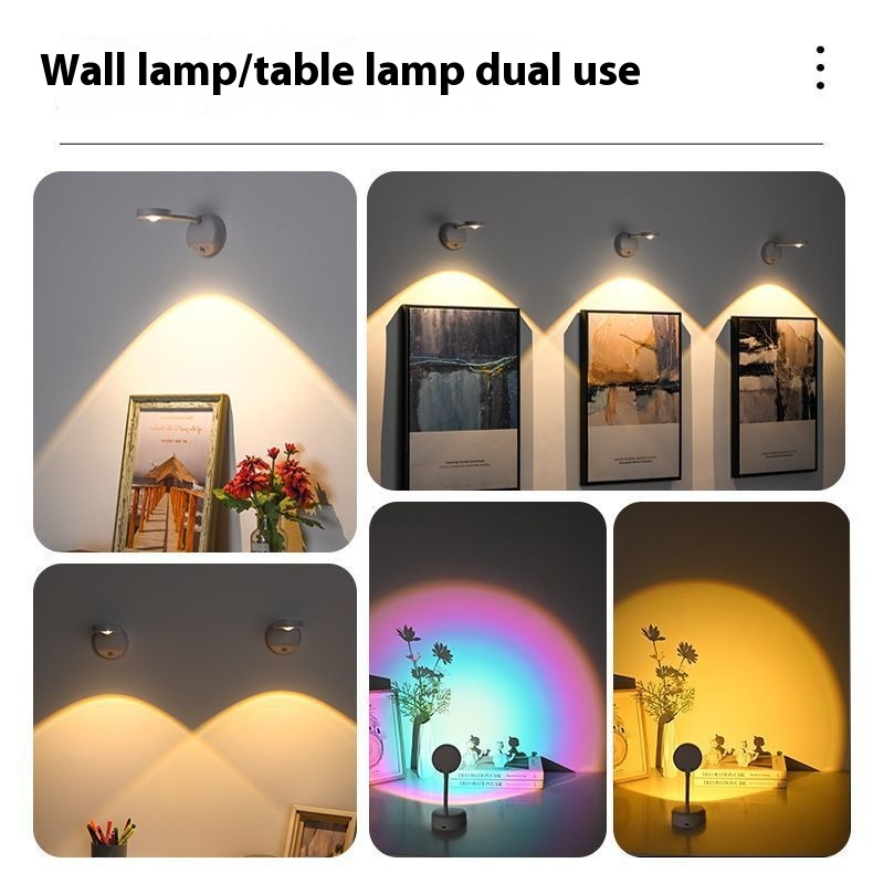 Motion Sensor Wall Lamp with Remote