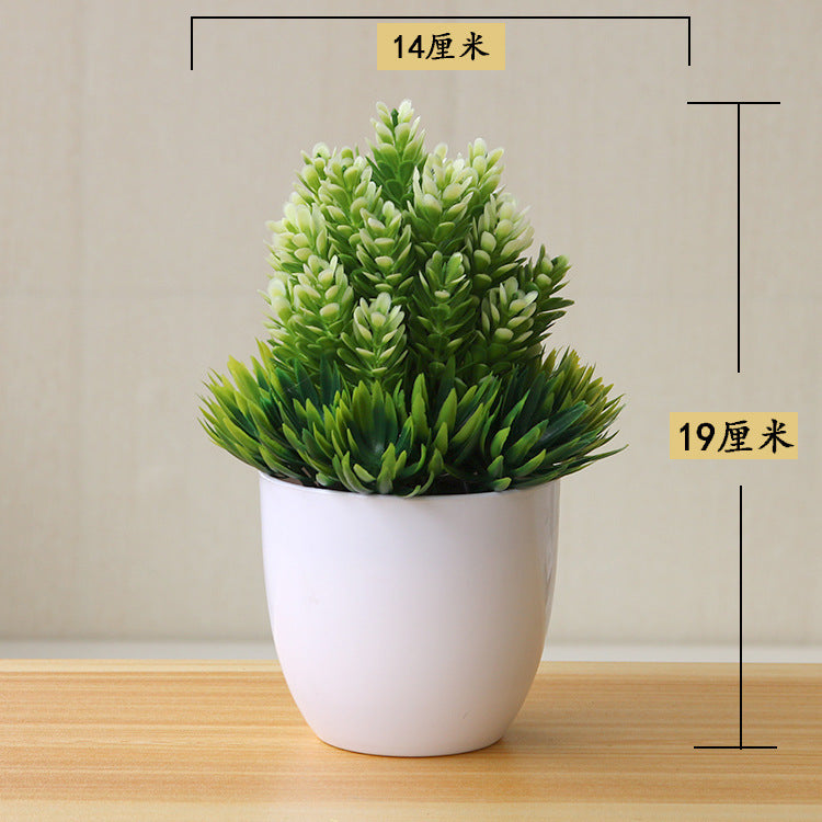 Artificial Bonsai Potted Plant — Desk Decor
