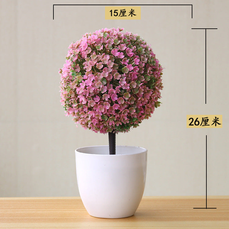 Artificial Bonsai Potted Plant — Desk Decor