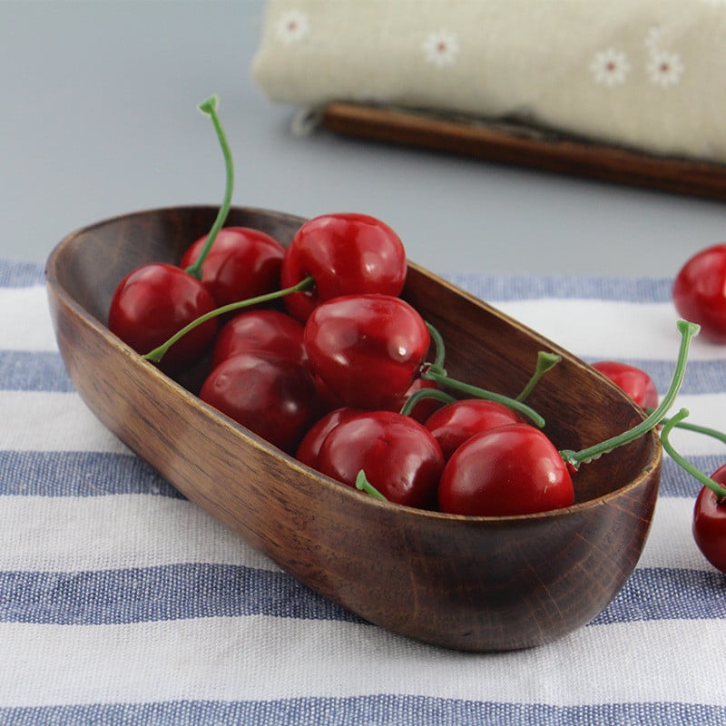 Wooden Boat Napkin & Towel Holder Tray